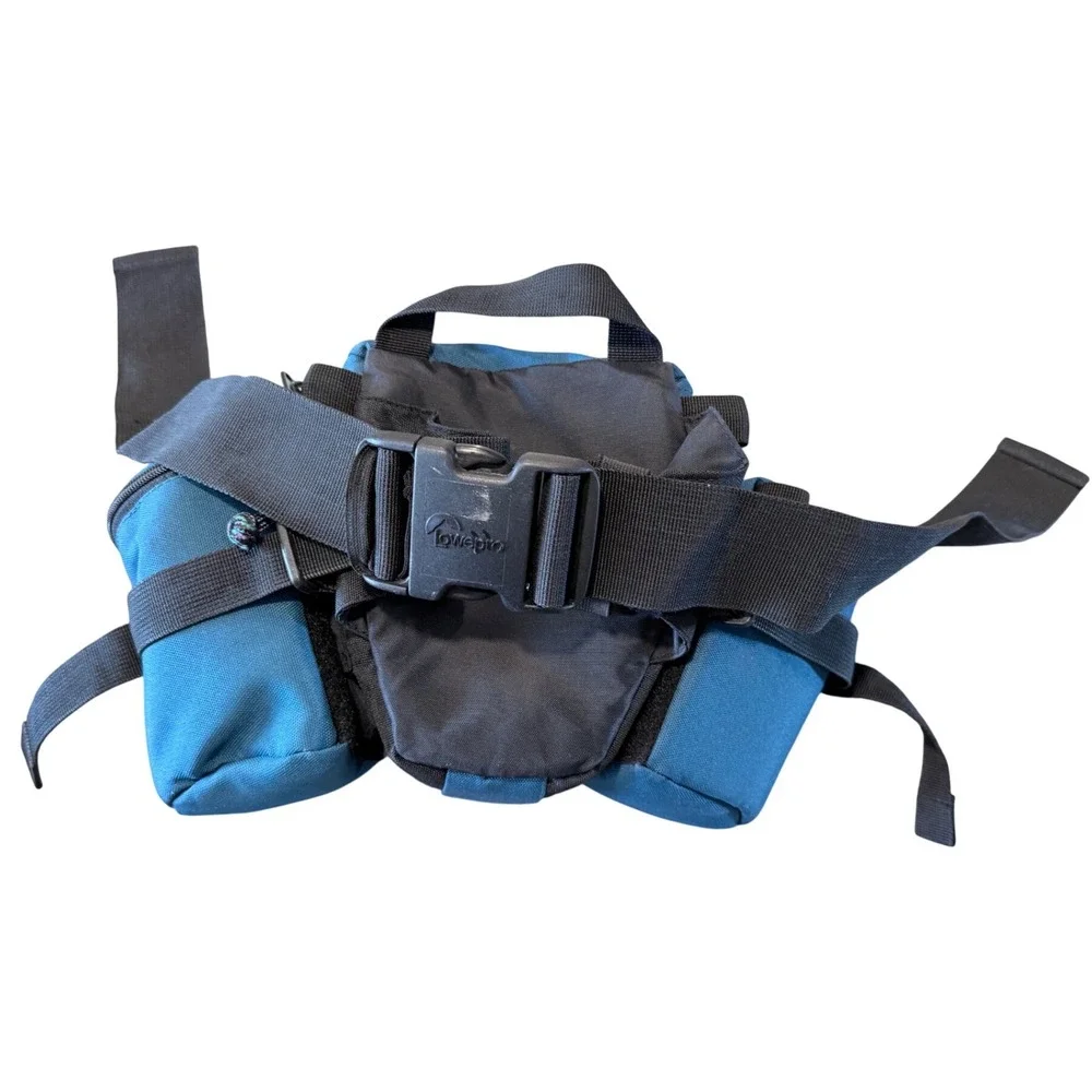 Lowepro Off Trail 1 Camera Waist Pack Belt Bag Teal Black Modular Lens Pouches
